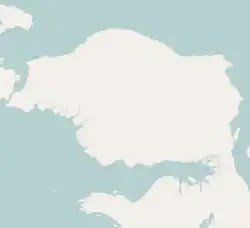 Sorongの位置(ドベライ半島内)