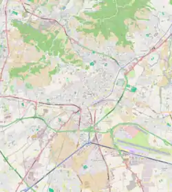 アッカデミア・カッラーラの位置(ベルガモ内)
