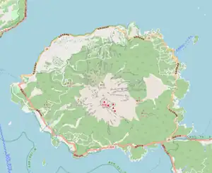 古里温泉の位置(桜島内)