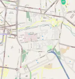 古代都市ダマスカスの位置(古代都市ダマスカス内)