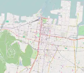 弘憲寺の位置(高松市中心部内)