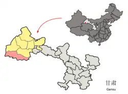 アクサイ県の位置