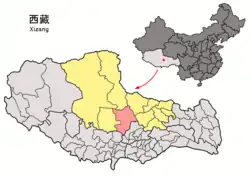 チベット自治区の中のパングン県