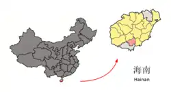 保亭県の位置