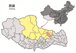 チベット自治区の中のビル県