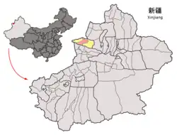 ボルダラ州の中のボルタラ市の位置