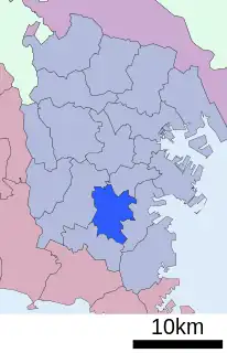 港南区位置図