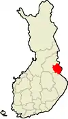 クフモの位置の位置図