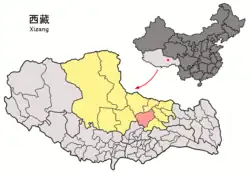 チベット自治区の中のセニ区