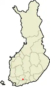 リーヒマキの位置の位置図