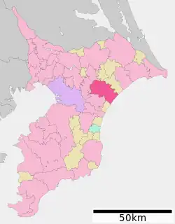 山武市位置図