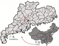 三水市の位置