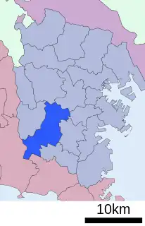 戸塚区位置図