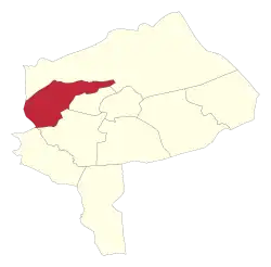 ヤズド州内の郡