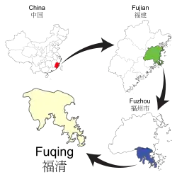 福清市の位置