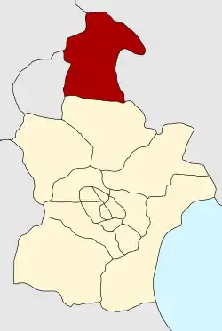 天津市中の薊州区の位置