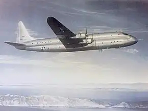 The first XR6O-1 Constitution in flight