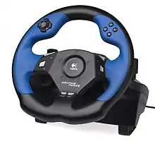 PS3向けのステアリングコントローラ