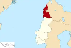北マムジュ県の位置