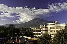 アルーシャから見たメルー山