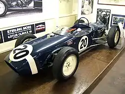 1961年モナコGPに優勝したスターリング・モスの18(ドニントン・グランプリ・コレクション所蔵)