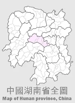 婁底市の位置