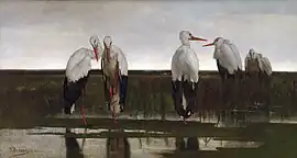 ルイ・デュボア(1830-1880) 「コウノトリ」(1858)