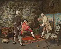 けん玉で遊ぶ人々 (c.1880)