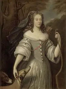 ルイーズ・ド・ラ・ヴァリエールClaude Lefebvre画、1667年