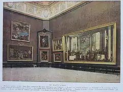 1929年のルーヴル美術館の展示。
