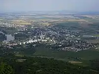 ロヴォシュ山から見た市街
