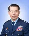 冬正服の空軍中将