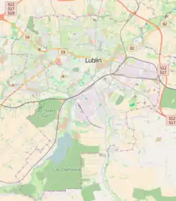 ルブリン Lublinの位置(ルブリン内)