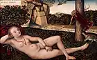 『泉のニンフ』(1530年)ブザンソン美術館