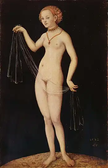 『ヴィーナス』 (1532年)シュテーデル美術館
