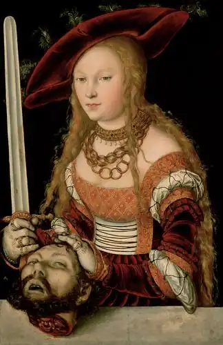 『ホロフェルネスの首を持つユディト』 (1530年頃)ウィーン美術史美術館