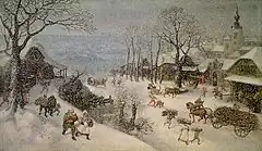 「冬の風景」(1586)