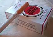 アイスランドで販売されていたラッキーストライク