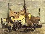 「漁船」(c.1890)