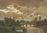「河と橋」'c.1880)