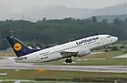 ルフトハンザのボーイング737 D-ABJF「アーレン」