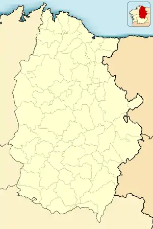 Polの位置（ルーゴ県内）