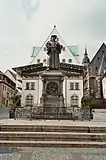 マルクト広場のマルティン・ルター記念碑