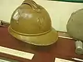 第一次世界大戦　時のセルビア王国軍のM15アドリアンヘルメット。