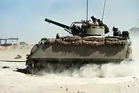 アメリカ軍のM163。湾岸戦争当時
