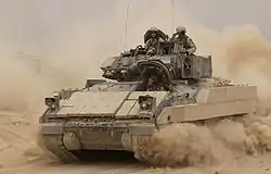 ラファエル製『Armor-Shield-R』を装着したアメリカ陸軍のM2A3ブラッドレイ
