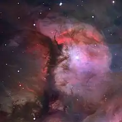 ハッブル宇宙望遠鏡が撮ったM43の画像