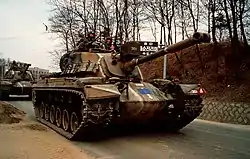 韓国陸軍のM48A3、1989年。