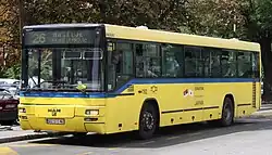 単車バス（日本政府のODAにより導入されたMAN SL283）