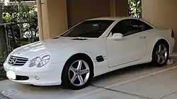 2001年：R230'5代目SLクラス。画像はSL500